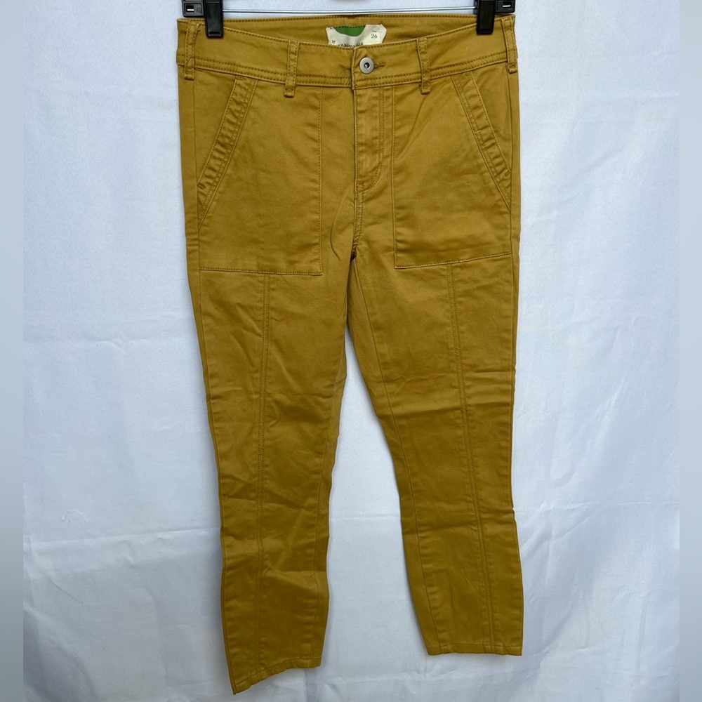 Anthropologie Mustard Pants